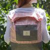 Pink striped backpack - Image 5