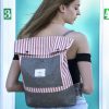 Pink striped backpack - Image 3