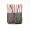 Pink striped backpack - Image 2