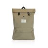 Water-resistant beige backpack