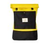 Water-resistant backpack in yellow/black 